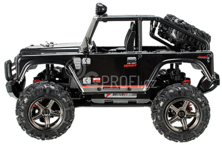 RC auto JEEP Subotech Brave, stříbrná