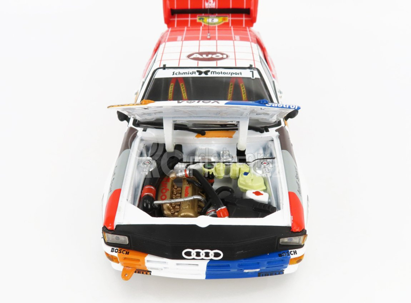 Sun-star Audi Quattro A1 N 2 Winner Rally International Avd/sth Hunsruck 1984 H.demuth - W.lux 1:18 Červená Bílá
