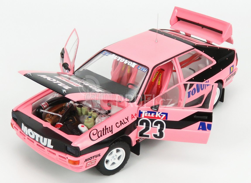 Sun-star Audi Quattro A1 N 23 French Rallycross 1987 C.caly 1:18 Pink Black
