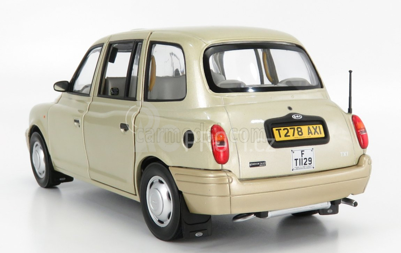 Sun-star Austin Tx1 London Taxi Cab 1998 1:18 Champagne Met