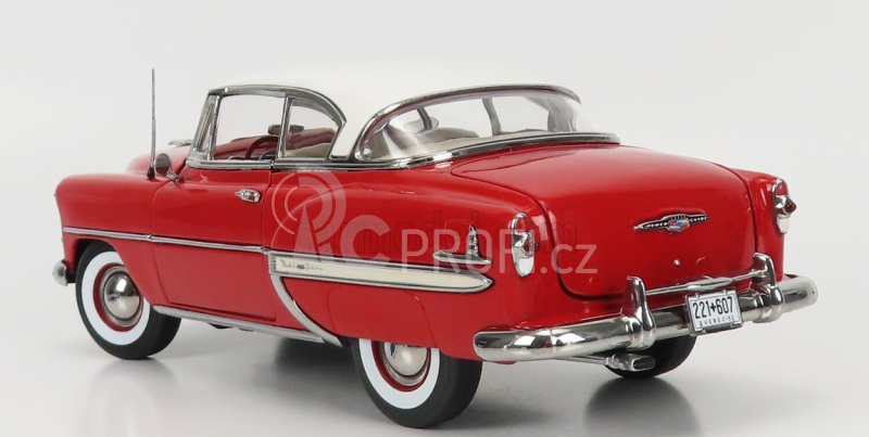 Sun-star Chevrolet Bel Air Coupe 1953 1:18 Červená Bílá