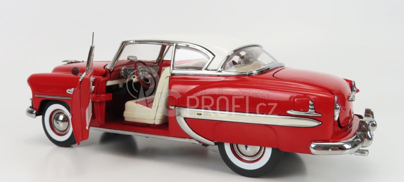 Sun-star Chevrolet Bel Air Coupe 1953 1:18 Červená Bílá