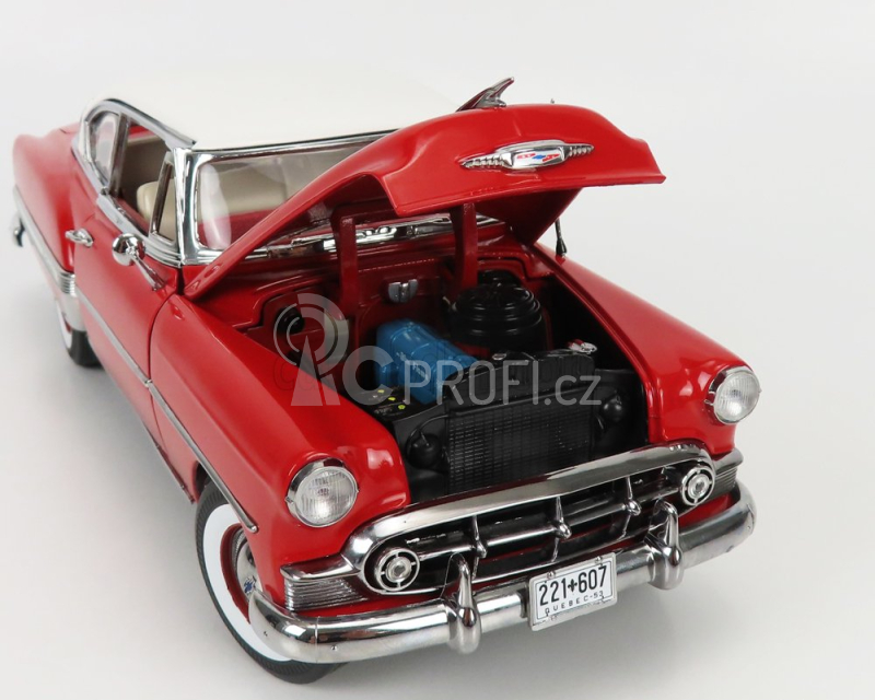 Sun-star Chevrolet Bel Air Coupe 1953 1:18 Červená Bílá