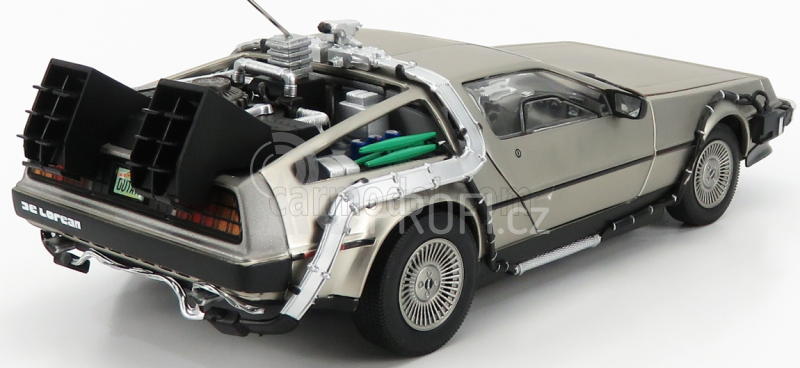 Sun-star De lorean Time Machine - Back To The Future 1 - Ritorno Al Futuro 1 1:18 Silver