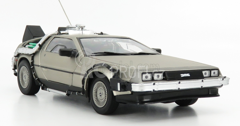 Sun-star De lorean Time Machine - Back To The Future 1 - Ritorno Al Futuro 1 1:18 Silver