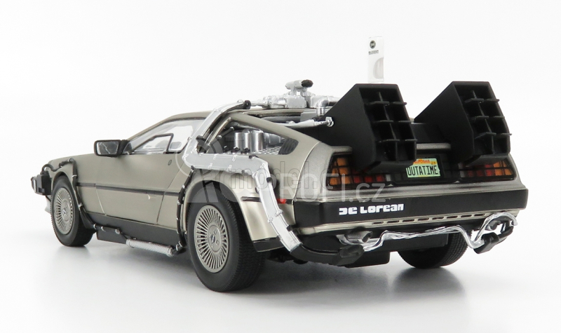 Sun-star De lorean Time Machine - Back To The Future 2 - Ritorno Al Futuro 2 1:18 Silver