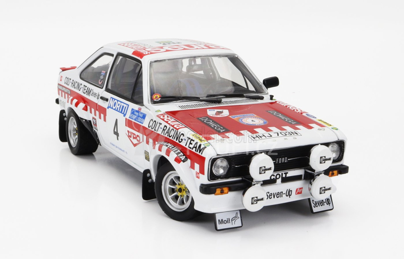 Sun-star Ford england Escort Mkii Rs 1800 (night Version) N 4 3rd Rally 1000 Lakes 1975 Timo Makinen - Henry Liddon 1:18 Bílá Červená