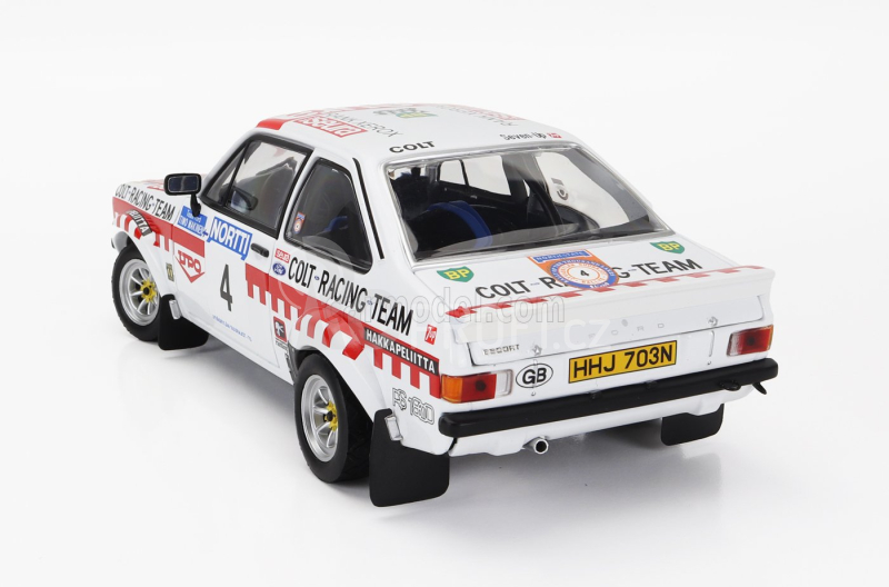 Sun-star Ford england Escort Mkii Rs 1800 (night Version) N 4 3rd Rally 1000 Lakes 1975 Timo Makinen - Henry Liddon 1:18 Bílá Červená
