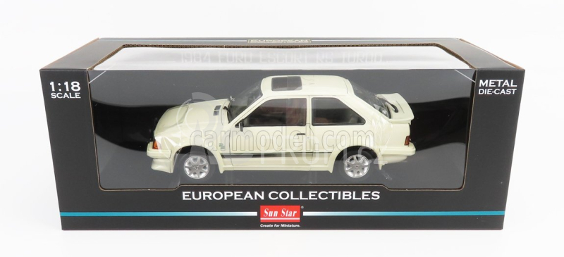 Sun-star Ford england Escort Rs Turbo 1984 1:18 Bílá