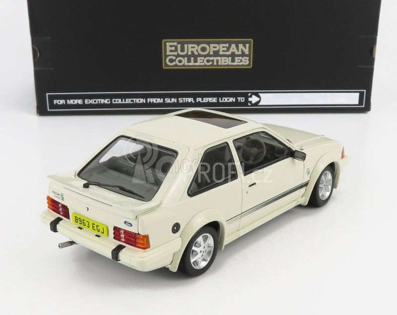 Sun-star Ford england Escort Rs Turbo 1984 1:18 Bílá