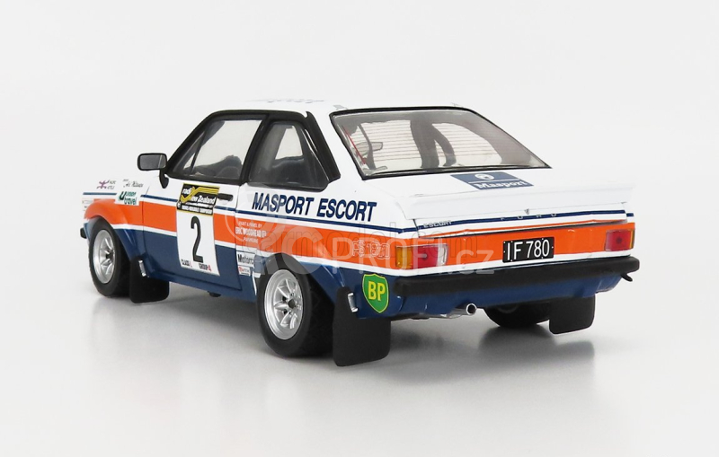 Sun-star Ford england Escort Rs1800 (night Version) N 2 2nd Rally South Pacific New Zealand 1977 A.vatanen - J.scott 1:18 Bílá Oranžová Modrá