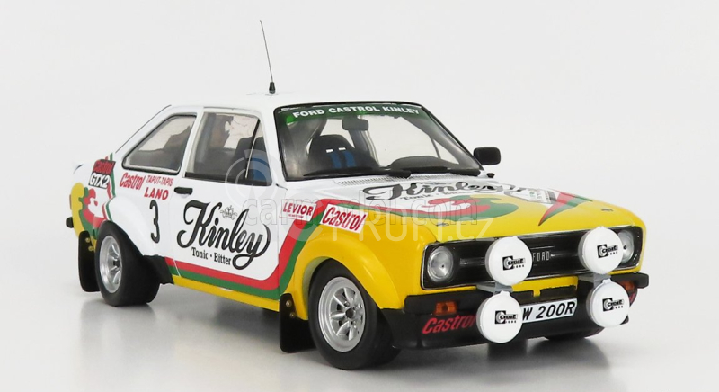 Sun-star Ford england Escort Rs1800 (night Version) N 3 2nd Rally 24h Ypres 1978 G.staepelaere - F.franssen 1:18 Bílá Žlutá