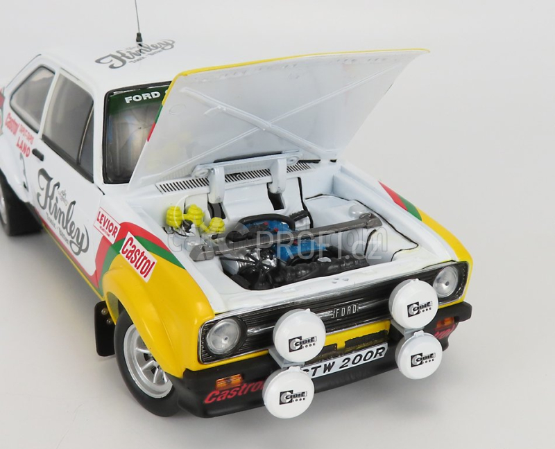 Sun-star Ford england Escort Rs1800 (night Version) N 3 2nd Rally 24h Ypres 1978 G.staepelaere - F.franssen 1:18 Bílá Žlutá