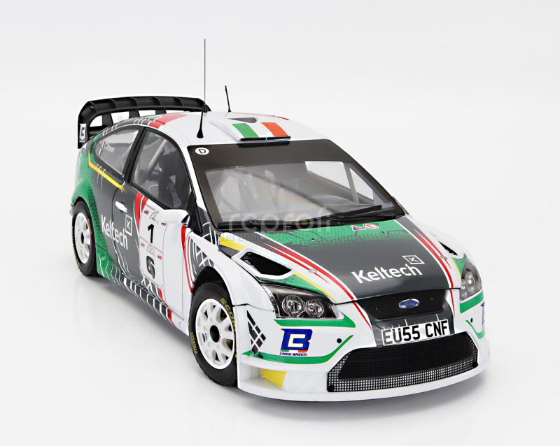 Sun-star Ford england Focus Rs Wrc Keltech N 1 Winner Rally Sprint Cff Group Boggeragh 2022 Craig Breen - Peter Brennan 1:18 Bílá Zelená Šedá