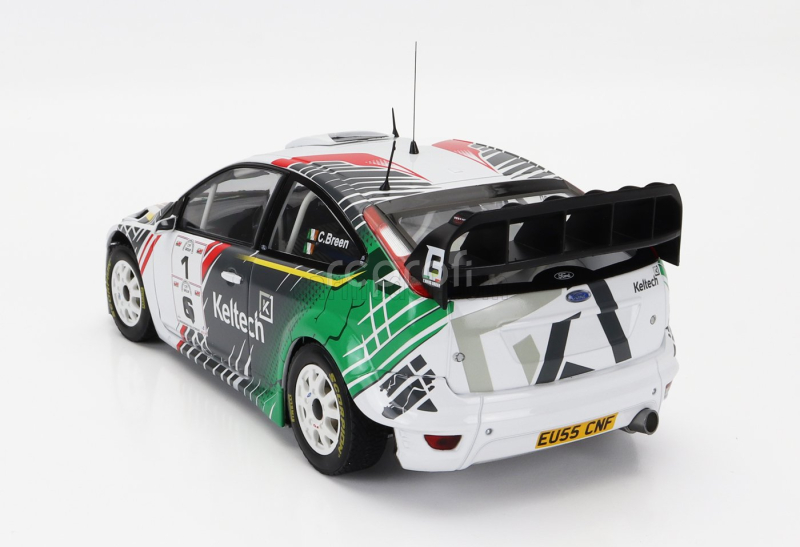 Sun-star Ford england Focus Rs Wrc Keltech N 1 Winner Rally Sprint Cff Group Boggeragh 2022 Craig Breen - Peter Brennan 1:18 Bílá Zelená Šedá