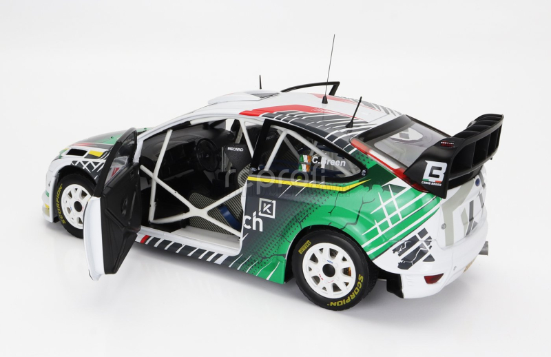Sun-star Ford england Focus Rs Wrc Keltech N 1 Winner Rally Sprint Cff Group Boggeragh 2022 Craig Breen - Peter Brennan 1:18 Bílá Zelená Šedá