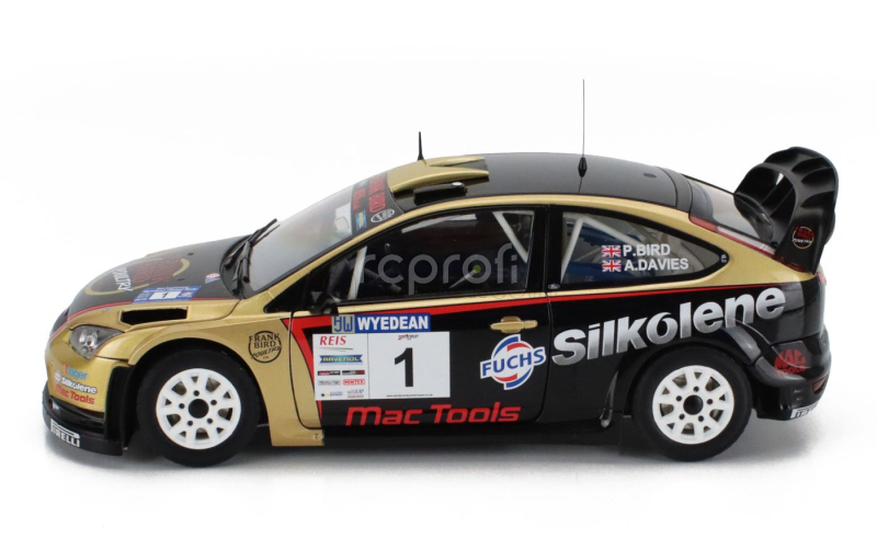 Sun-star Ford england Focus Rs Wrc08 N 1 Winner Rally Wyedean Forest 2015 Paul Bird - Aled Davies 1:18 Černé Zlato
