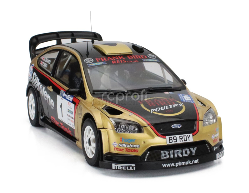 Sun-star Ford england Focus Rs Wrc08 N 1 Winner Rally Wyedean Forest 2015 Paul Bird - Aled Davies 1:18 Černé Zlato