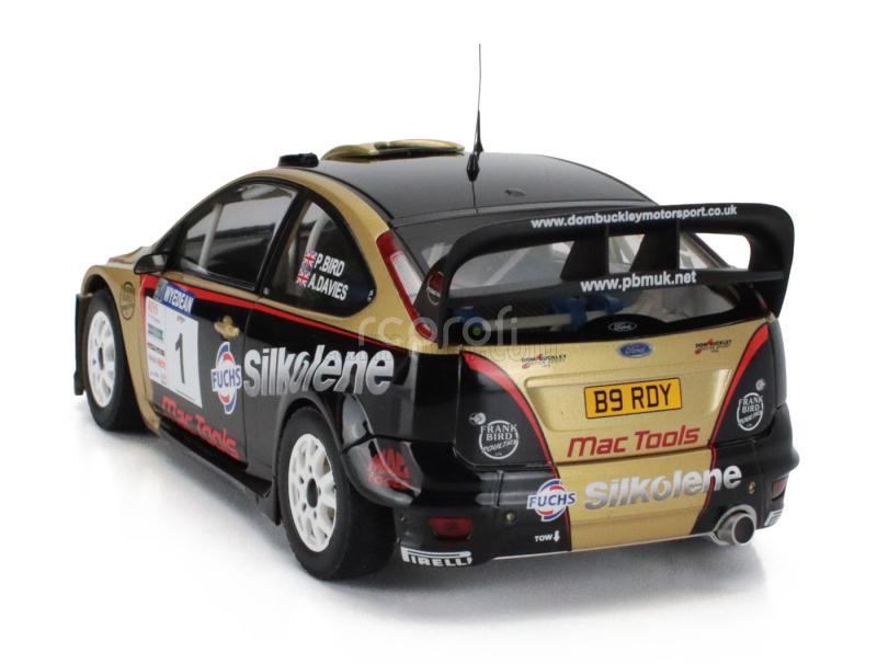 Sun-star Ford england Focus Rs Wrc08 N 1 Winner Rally Wyedean Forest 2015 Paul Bird - Aled Davies 1:18 Černé Zlato