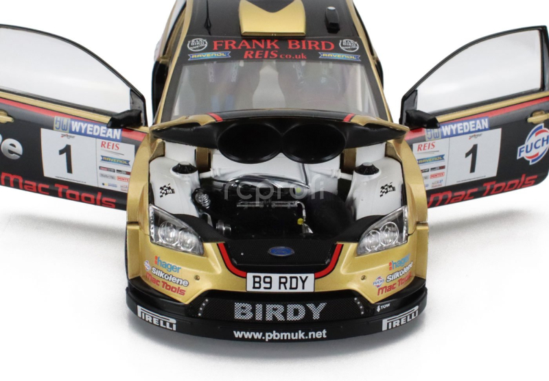 Sun-star Ford england Focus Rs Wrc08 N 1 Winner Rally Wyedean Forest 2015 Paul Bird - Aled Davies 1:18 Černé Zlato