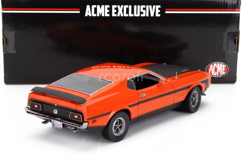 Sun-star Ford usa Mustang Boss 351 Ram Air Coupe 1971 1:18 Oranžová Černá