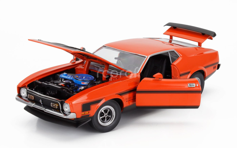 Sun-star Ford usa Mustang Boss 351 Ram Air Coupe 1971 1:18 Oranžová Černá