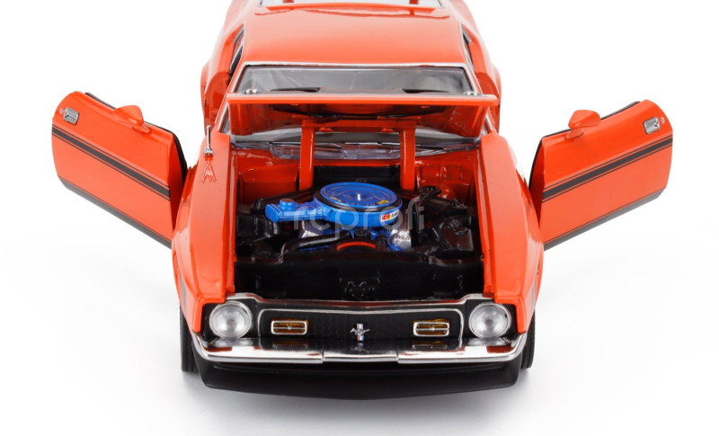 Sun-star Ford usa Mustang Boss 351 Ram Air Coupe 1971 1:18 Oranžová Černá