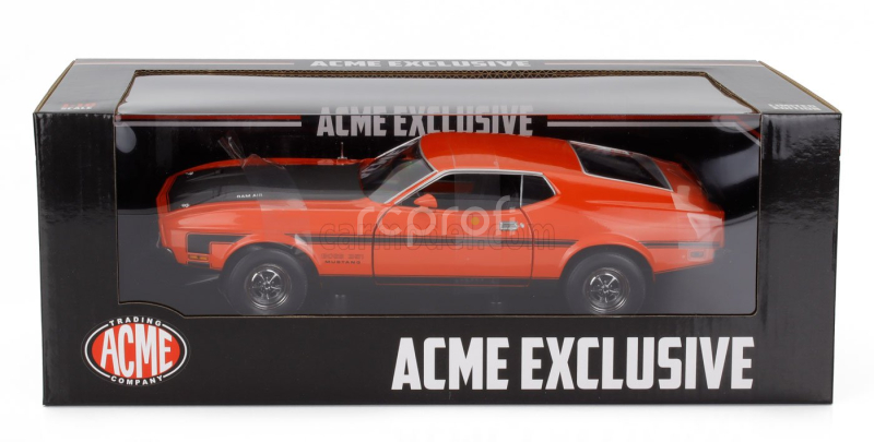 Sun-star Ford usa Mustang Boss 351 Ram Air Coupe 1971 1:18 Oranžová Černá