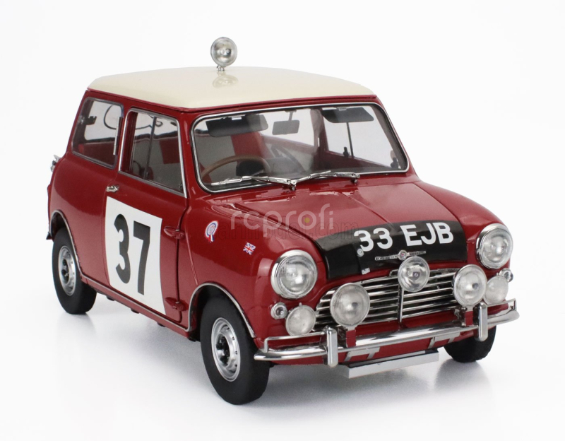 Sun-star Mini Mini Cooper S N 37 Winner Rally Montecarlo 1964 Paddy Hopkirk - Henry Liddon 1:12 Červená Bílá