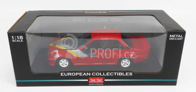 Sun-star Opel Ascona 400 1980 1:18 Red