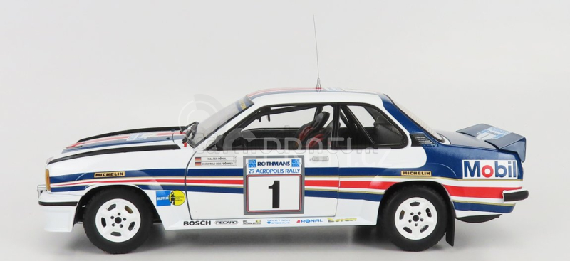 Sun-star Opel Ascona 400 N 1 2nd Rally Acropolis 1982 W.rohrl - C.geistdorfer 1:18 Bílá Modrá Červená