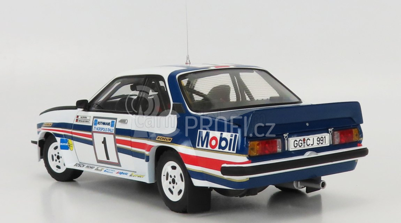Sun-star Opel Ascona 400 N 1 2nd Rally Acropolis 1982 W.rohrl - C.geistdorfer 1:18 Bílá Modrá Červená