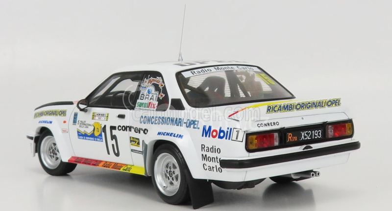 Sun-star Opel Ascona 400 (night Version) N 15 Winner Rally Internazionale Della Lana 1982 M.biasion - Rudy 1:18 Bílá
