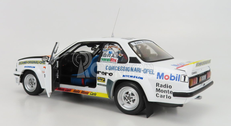 Sun-star Opel Ascona 400 (night Version) N 15 Winner Rally Internazionale Della Lana 1982 M.biasion - Rudy 1:18 Bílá
