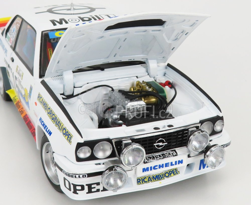 Sun-star Opel Ascona 400 (night Version) N 15 Winner Rally Internazionale Della Lana 1982 M.biasion - Rudy 1:18 Bílá