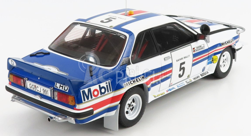Sun-star Opel Ascona 400 (night Version) N 5 Rally Safari 1982 W.rohrl - C.geistdorfer 1:18 Bílá Modrá Červená