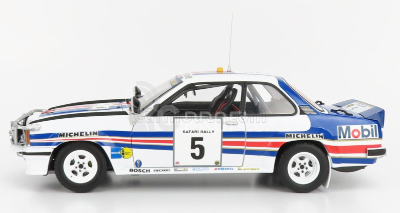 Sun-star Opel Ascona 400 (night Version) N 5 Rally Safari 1982 W.rohrl - C.geistdorfer 1:18 Bílá Modrá Červená