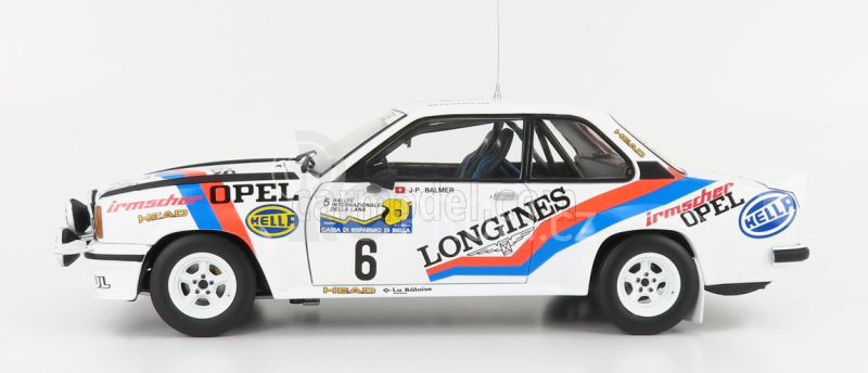 Sun-star Opel Ascona 400 (night Version) N 6 Rally Internazionale Della Lana 1982 J.p.balmer - F.cavalli 1:18 Bílá Modrá Oranžová