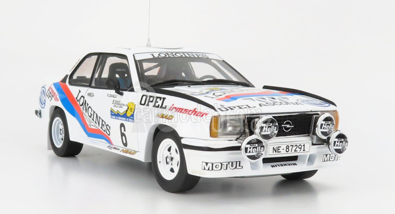 Sun-star Opel Ascona 400 (night Version) N 6 Rally Internazionale Della Lana 1982 J.p.balmer - F.cavalli 1:18 Bílá Modrá Oranžová