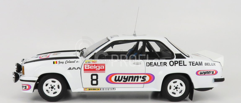 Sun-star Opel Ascona 400 (night Version) N 8 2nd Rally Bianchi 1981 G.colsoul - A.lopes 1:18 Bílá