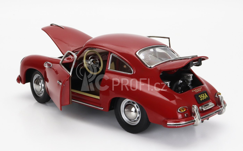 Sun-star Porsche 356a 1500 Gs Carrera Gt Coupe 1957 1:18 Polyantha Red
