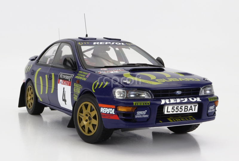 Sun-star Subaru Impreza 555 N 4 Winner Rally Rac Lombard 1995 C.mcrae - D.ringer 1:18 Blue