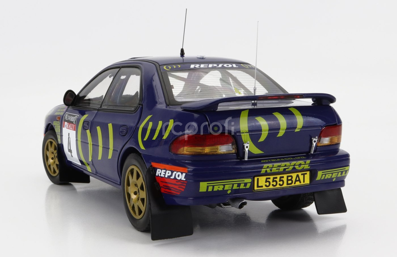 Sun-star Subaru Impreza 555 N 4 Winner Rally Rac Lombard 1995 C.mcrae - D.ringer 1:18 Blue