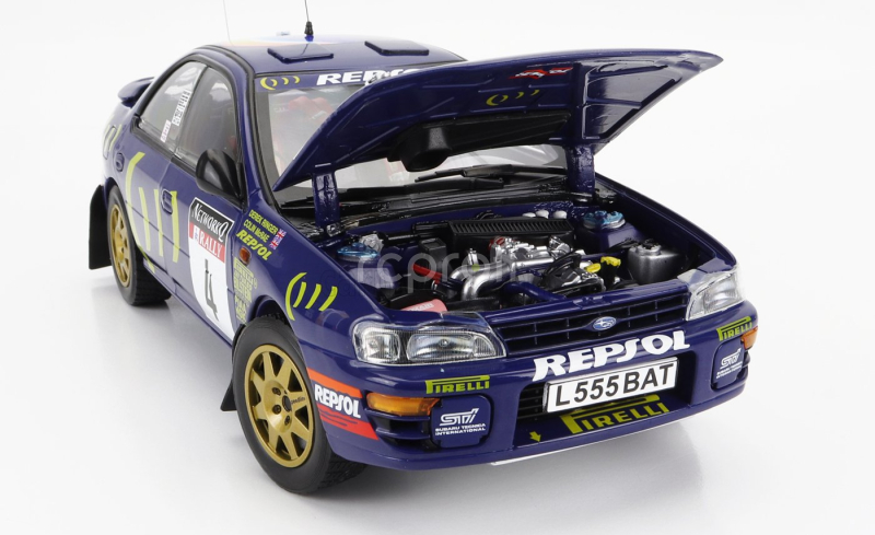 Sun-star Subaru Impreza 555 N 4 Winner Rally Rac Lombard 1995 C.mcrae - D.ringer 1:18 Blue