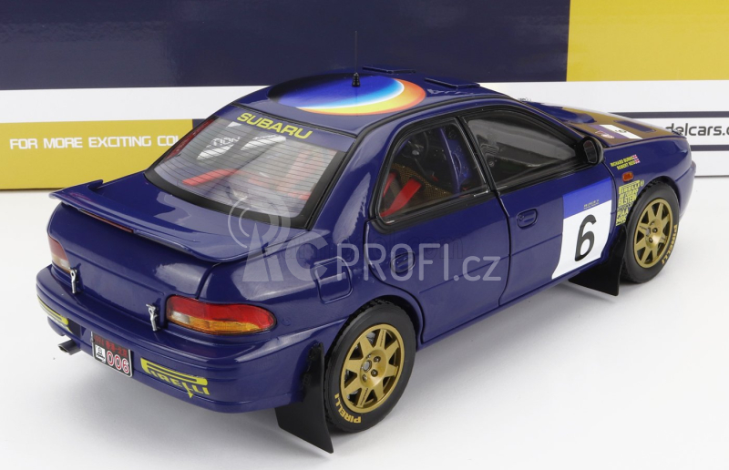 Sun-star Subaru Impreza 555 N 6 2nd Rally Hong Kong Beijijng 1994 R.burns - R.reid 1:18 Blue