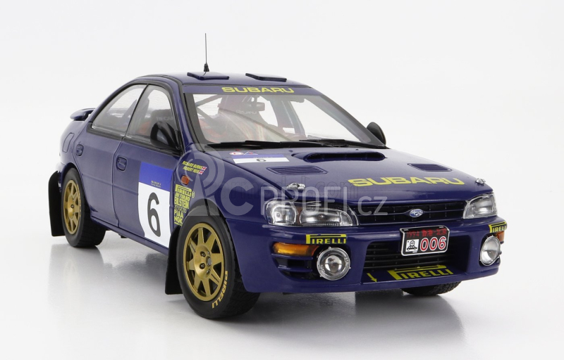 Sun-star Subaru Impreza 555 N 6 2nd Rally Hong Kong Beijijng 1994 R.burns - R.reid 1:18 Blue