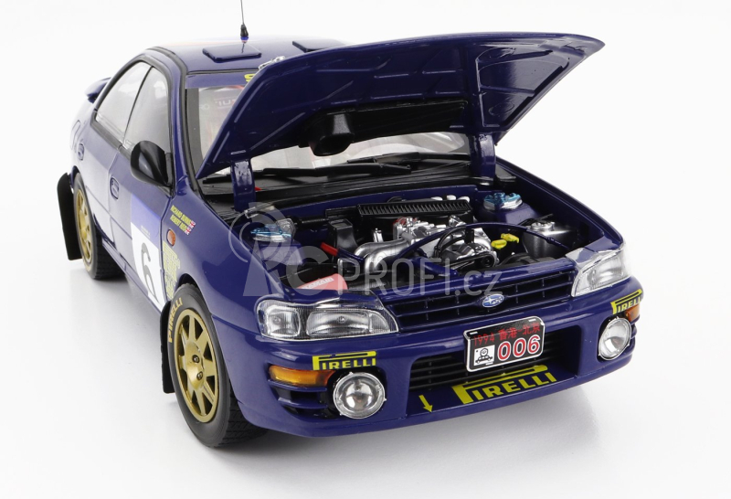 Sun-star Subaru Impreza 555 N 6 2nd Rally Hong Kong Beijijng 1994 R.burns - R.reid 1:18 Blue