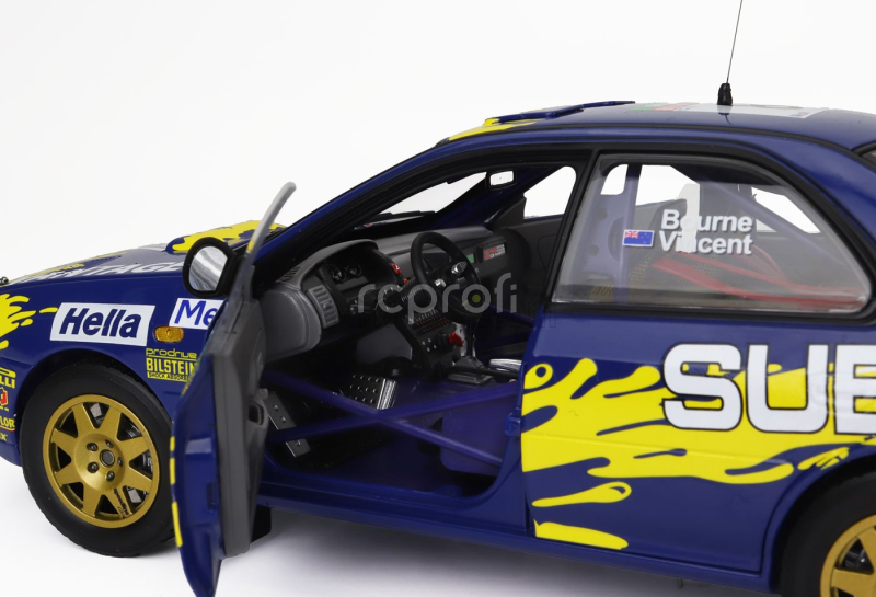 Sun-star Subaru Impreza 555 N 8 Rally New Zeland 1997 Peter Bourne - Craig Vincent 1:18 Modrá Žlutá