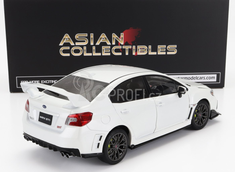 Sun-star Subaru Impreza Sti (s207) Custom Version 2018 1:18 Křišťálově Bílá Perla