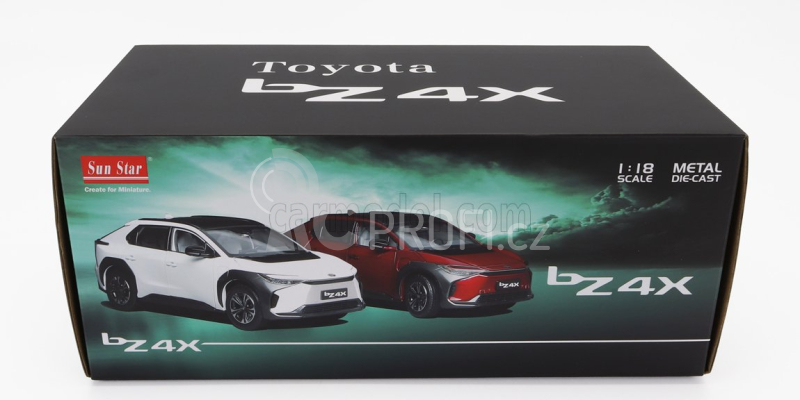 Sun-star Toyota Bz4x 2022 1:18 Red